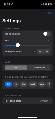 Note & Chord Flashcards Screenshot 2 of 4