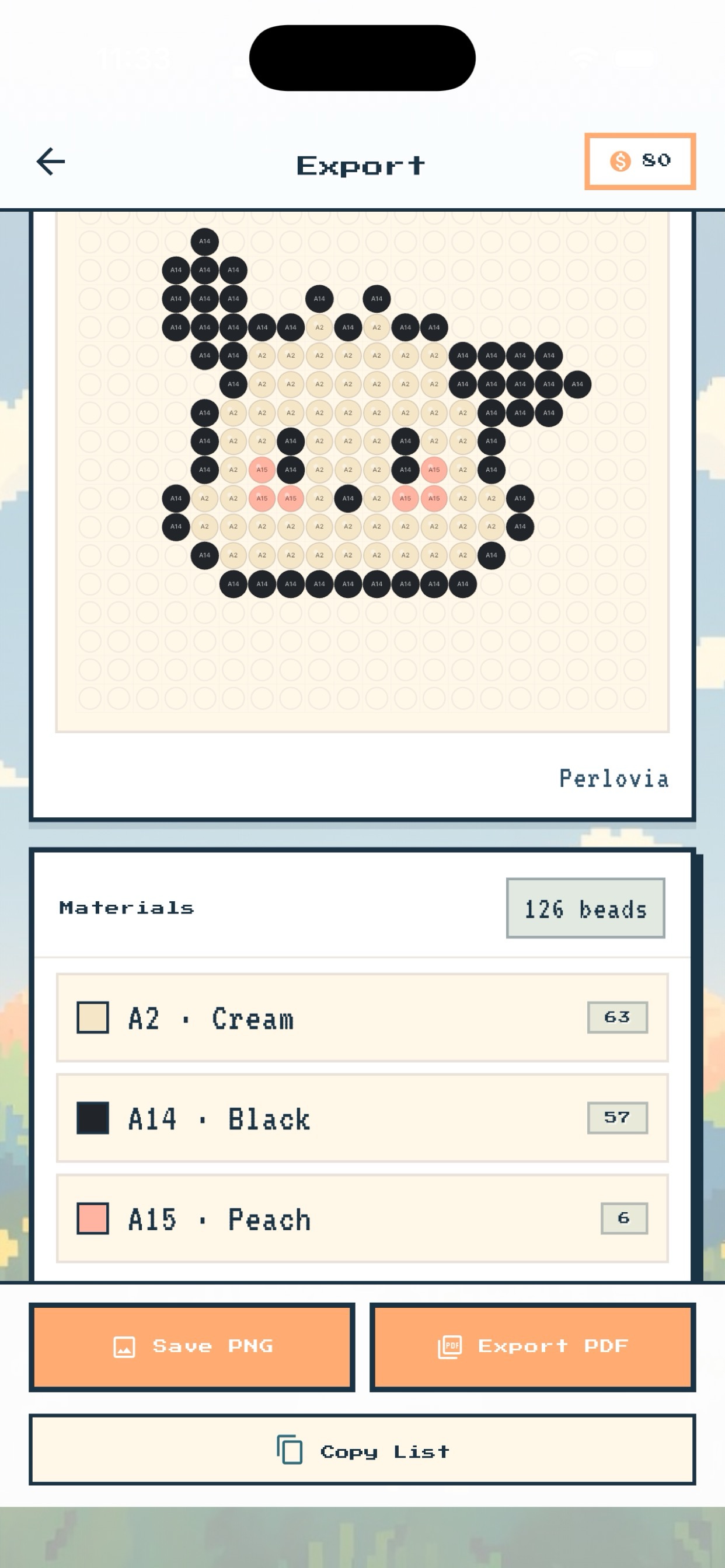 Screenshot 3 of Perlovia ‑ Bead Grid Maker