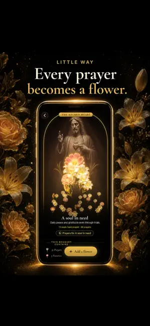 Little Way: Catholic Rosary iPhone screenshot 2