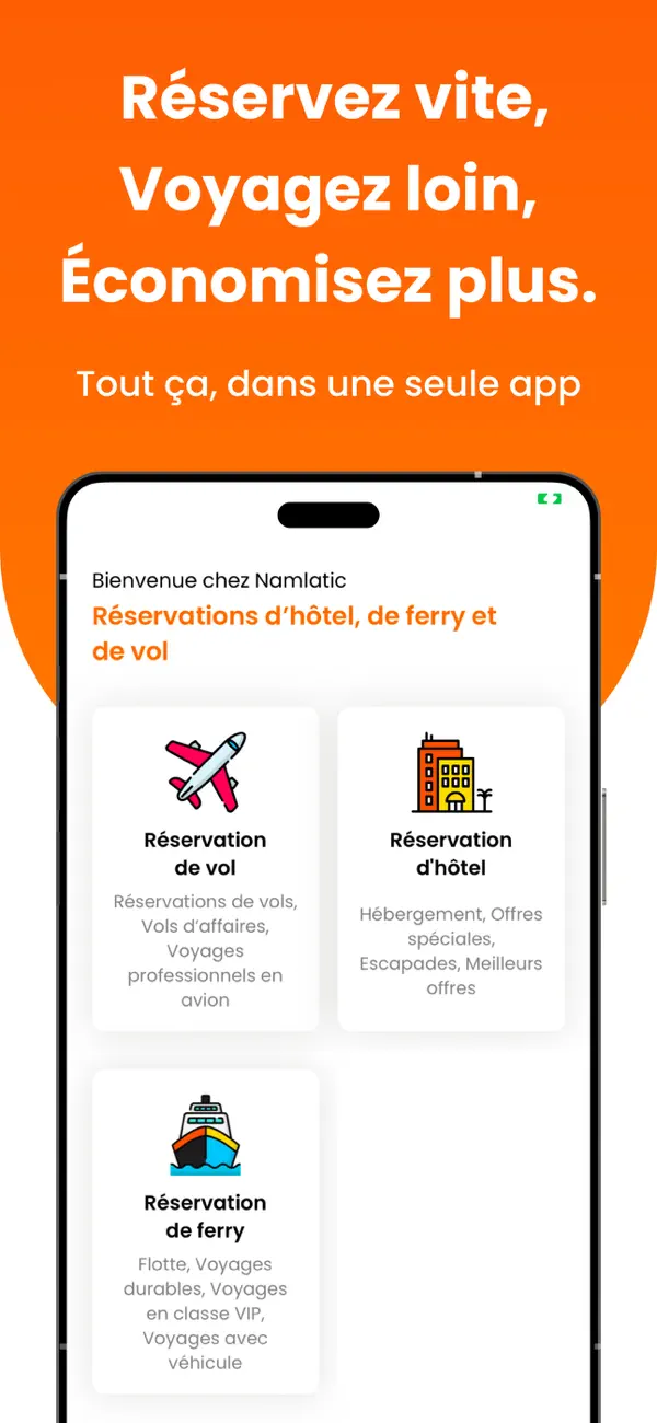 Screenshot #1 pour Namlatic Booking