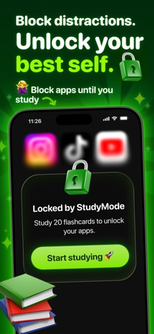 StudyMode: Remove distractions Screenshot 1 of 4