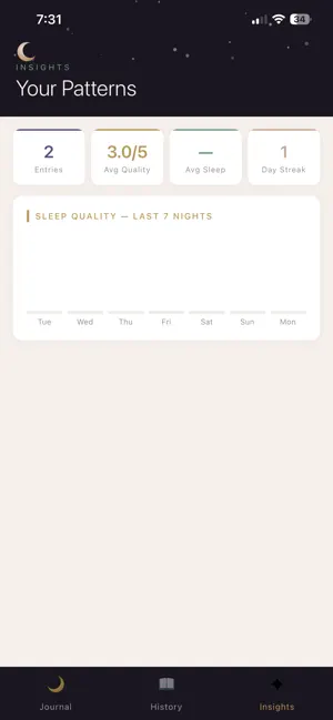 Restful Roots: Sleep Journal screenshot 4