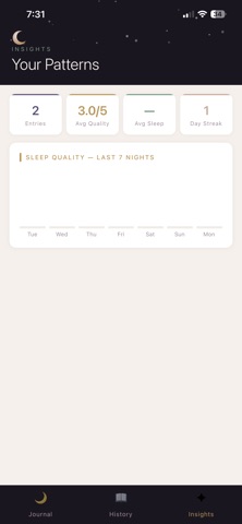 Restful Roots: Sleep Journal screenshot