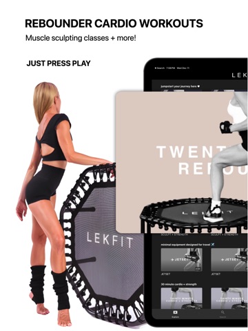 LEKFIT online studio iPad screenshot