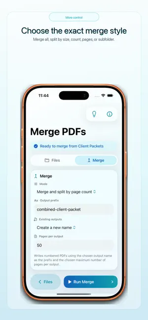 Merge PDFs: Combine and Split screenshot 3
