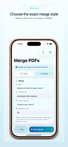 Merge PDFs: Combine and Split Screenshot 3 of 6