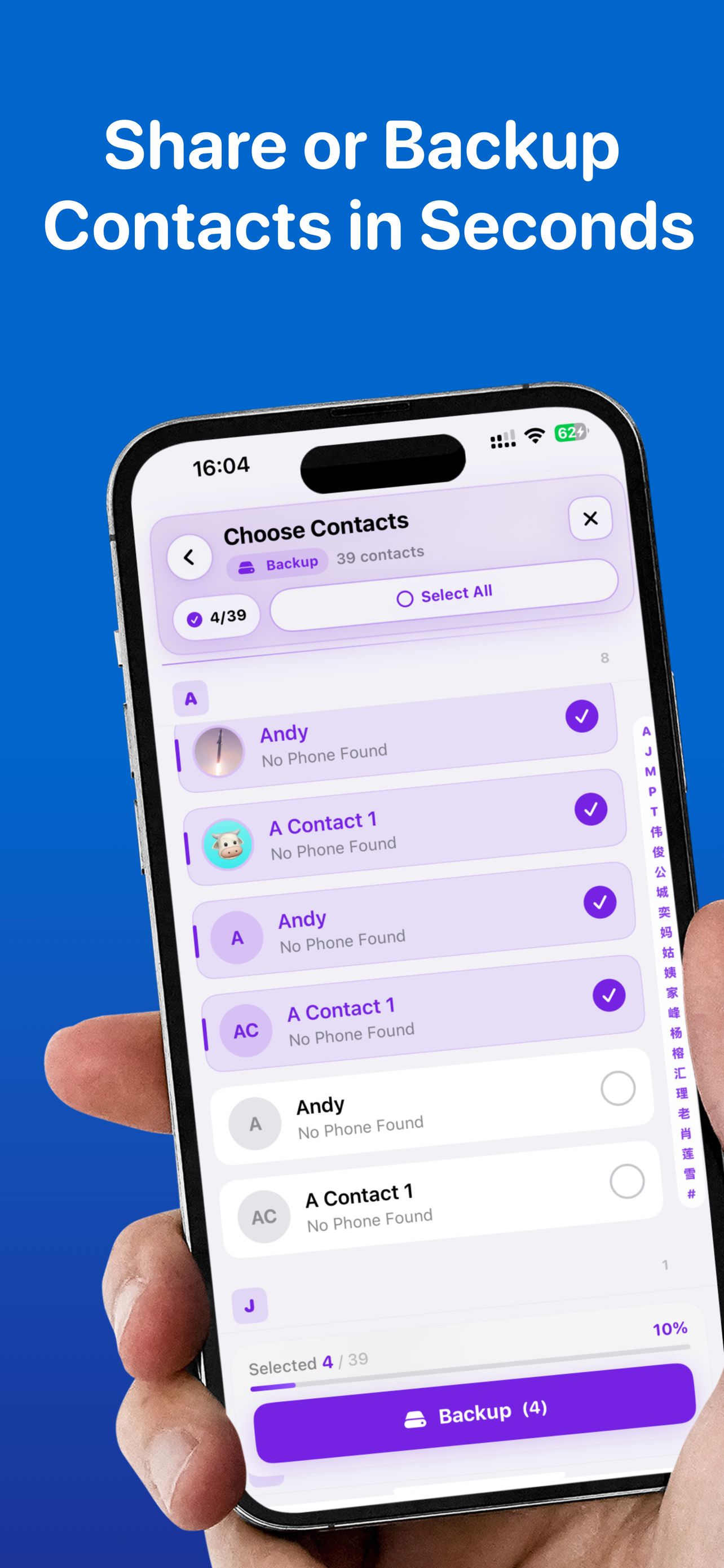 Export Contacts: Backup Excel