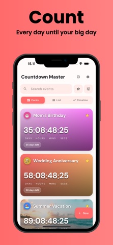 Countdown — Days Until Event screenshot