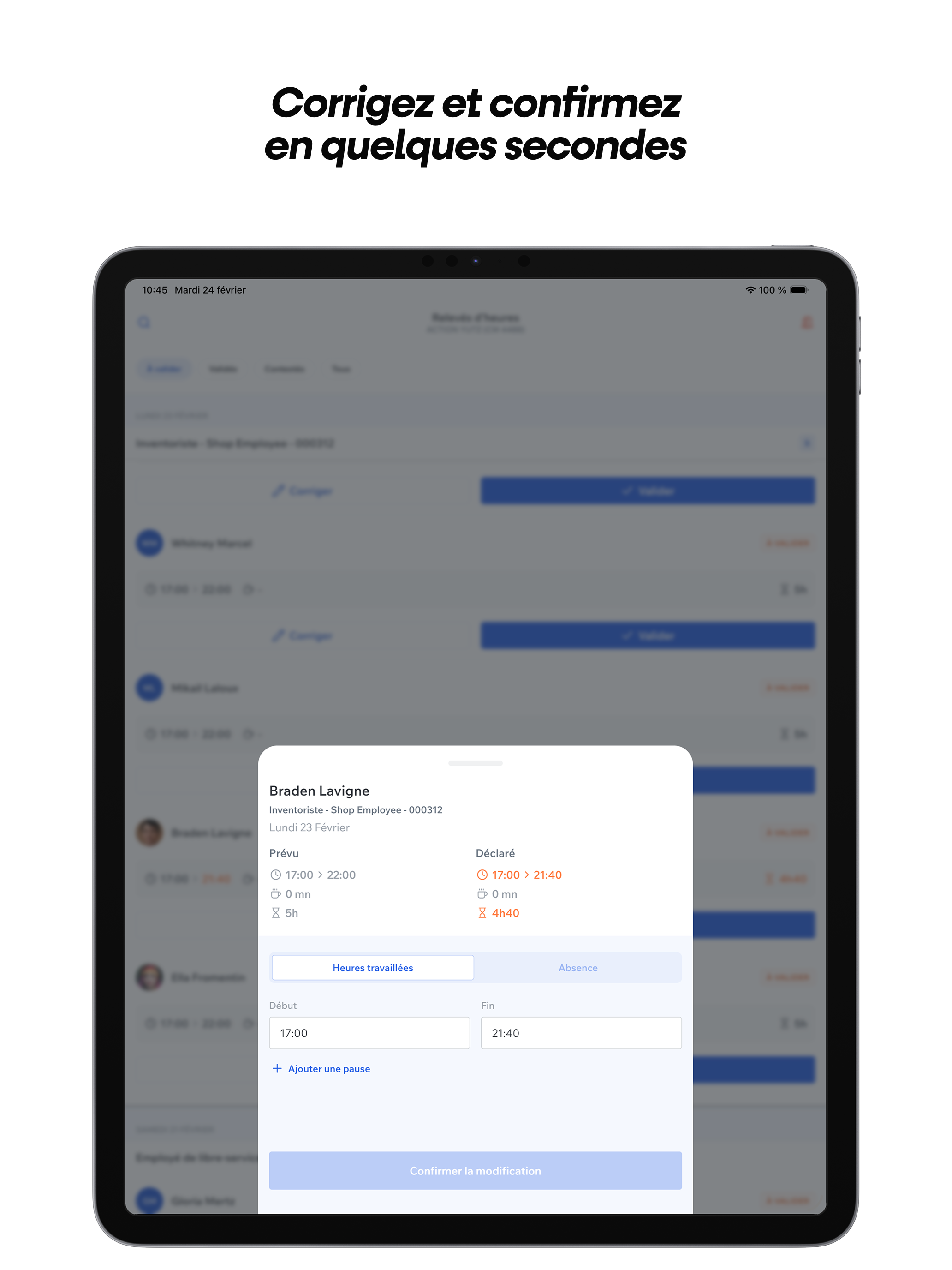 Side Pro - gestion d'intérim