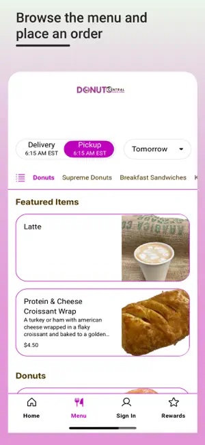 Donut Central - Eats & Coffee screenshot 2