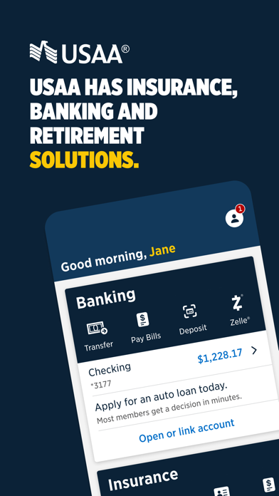 Screenshot #1 pour USAA Mobile