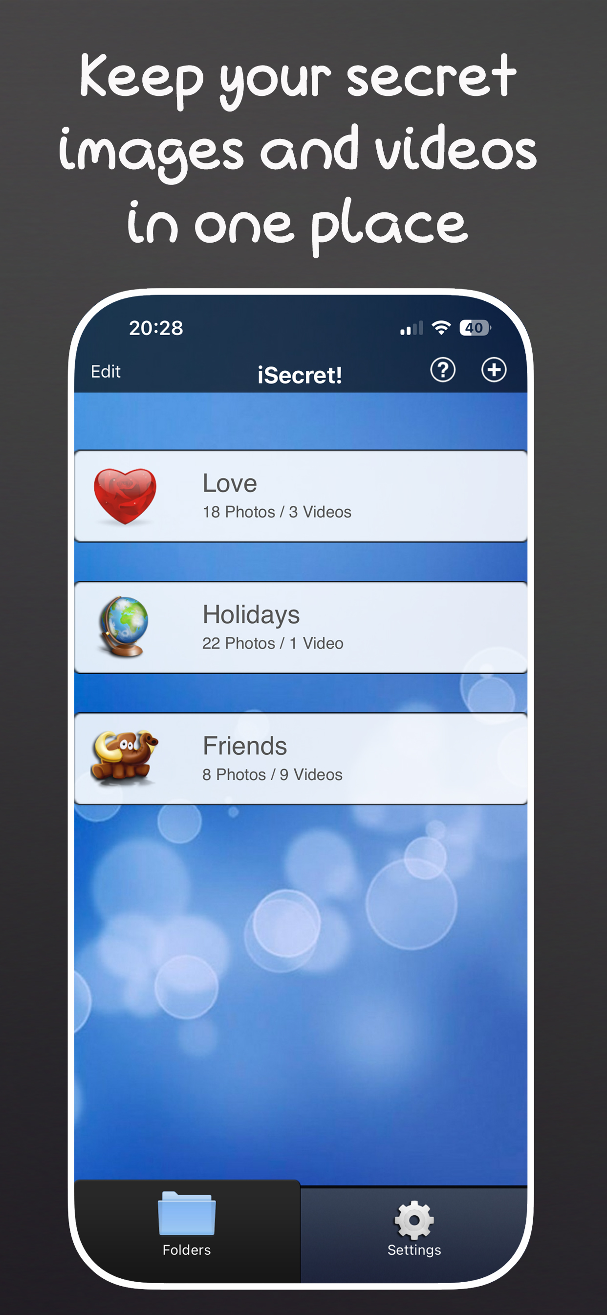 iSecret! - Protected Photos