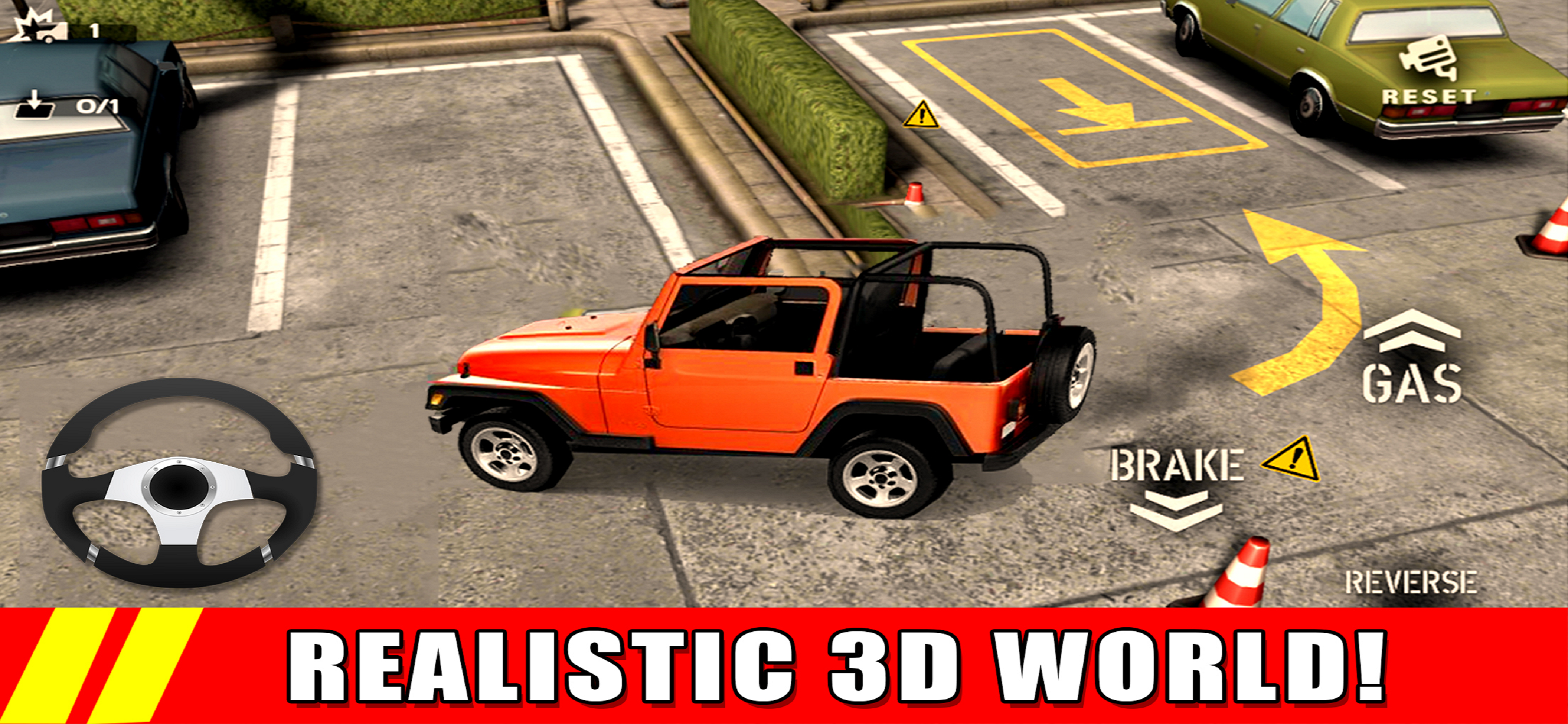 Jeep Drive Traffic Parking