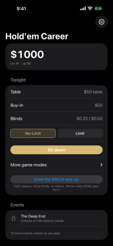 Hold'em Career: Offline Poker screenshot 3