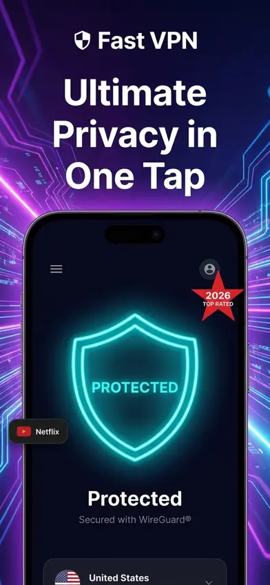 Fast VPN - Private & Secure screenshot 1