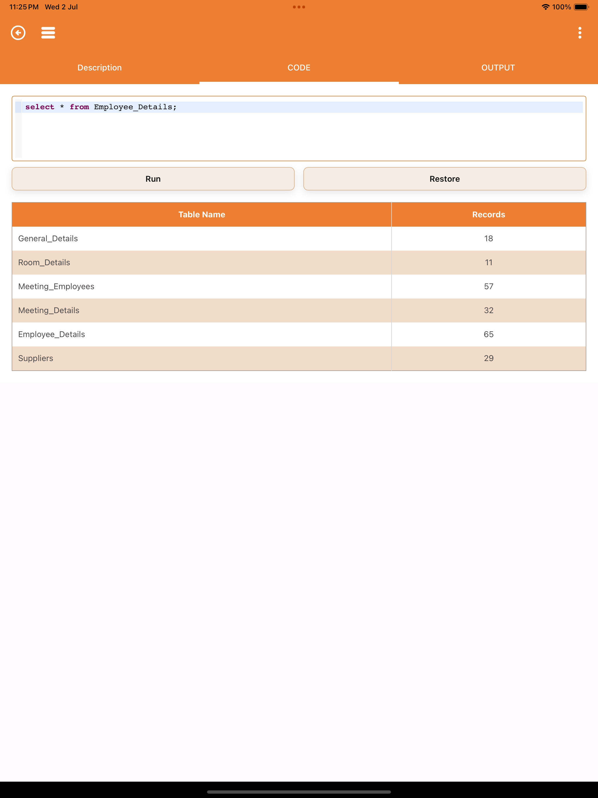 SQL Code Play