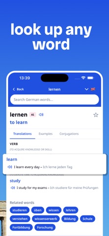 DeutschDictionary Learn German Screenshot 3 of 5