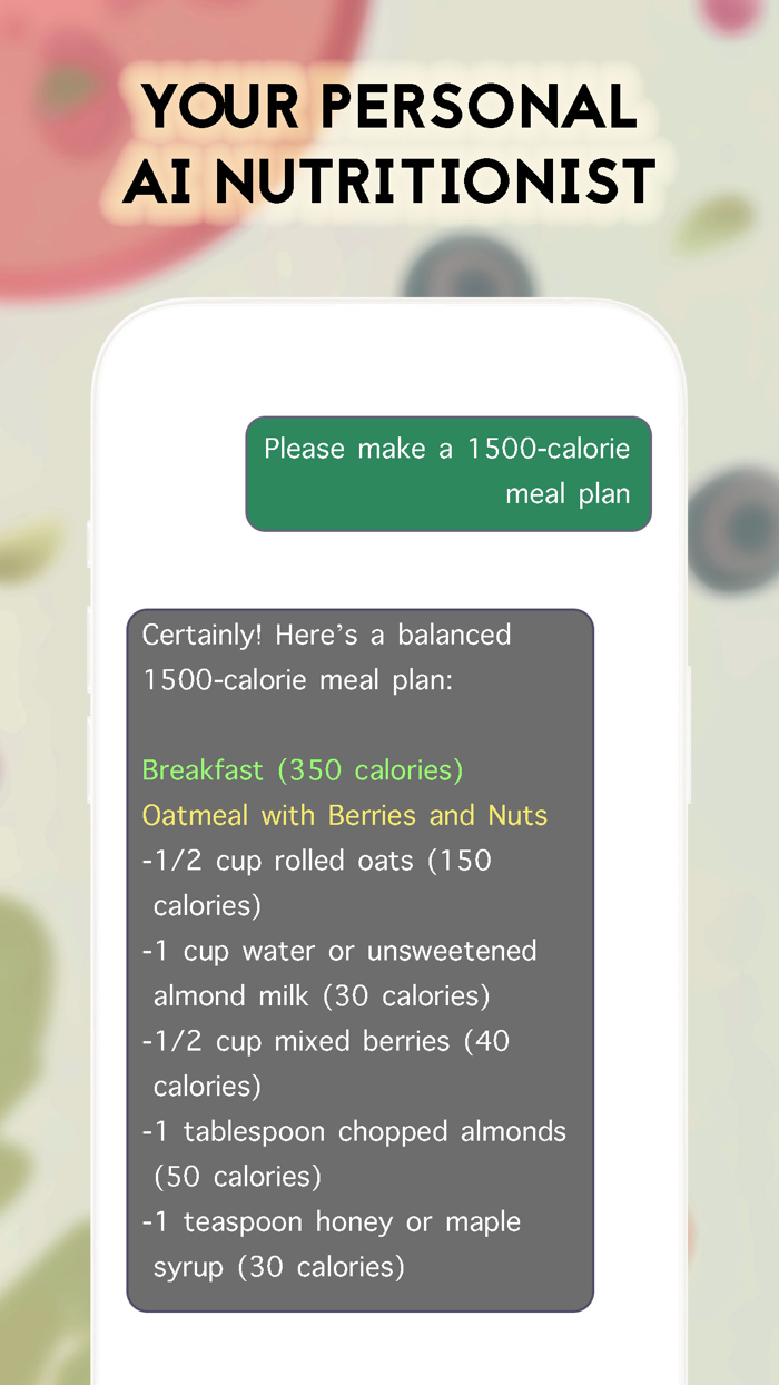 AI Health Coach Nutrition App