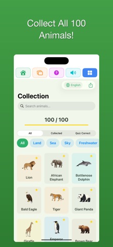 100 Animals for Schools Screenshot 1 of 6