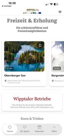 Wipptal Info iPhone screenshot