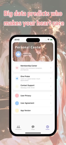 Chat AI - Your AI Boyfriend iPhone screenshot