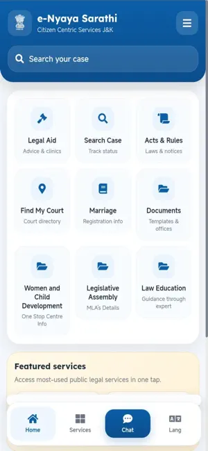 enyaya sarathi J&K screenshot 1