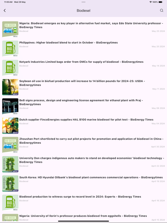 Screenshot #5 pour BioEnergy Times