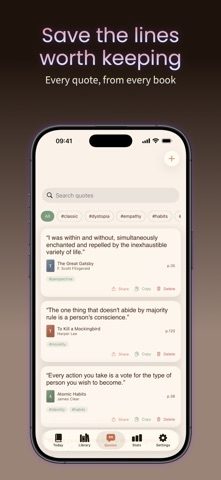 Pip & Pages: Reading Journal Screenshot 3 of 7