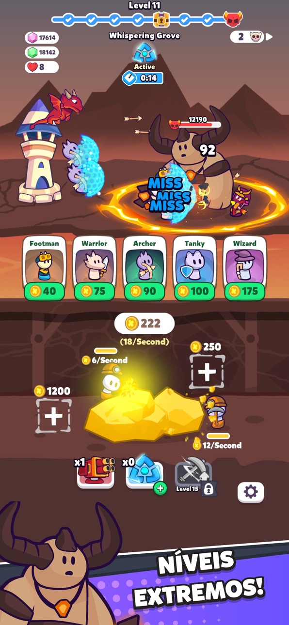 Miner Fighters ! Hack screenshot 8 - iOS game interface