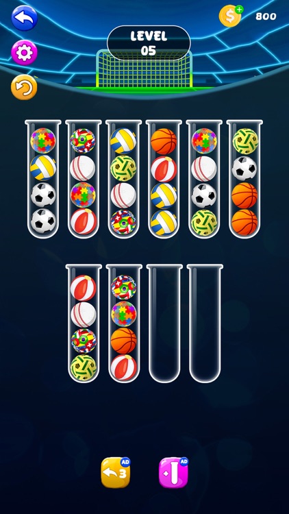 Football Sorting Color Puzzle
