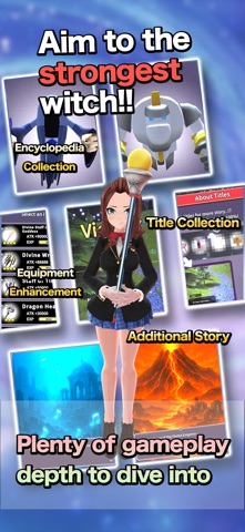 Witch Training: Idle Story RPG iPhone screenshot
