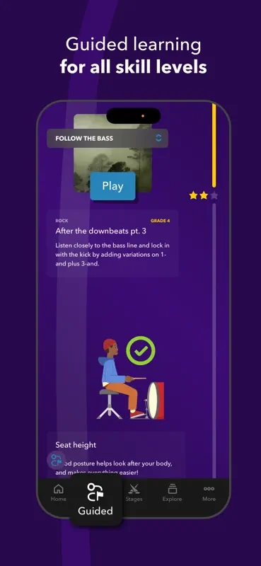 Melodics: Drum Lessons App screenshot 7 of 10