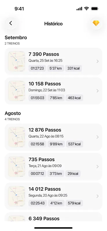 Pedômetro - Сontador de Passos screenshot 4 of 10