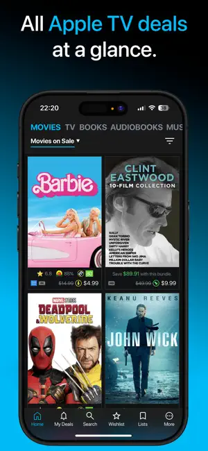 CheapCharts - Movie & TV Deals screenshot 1