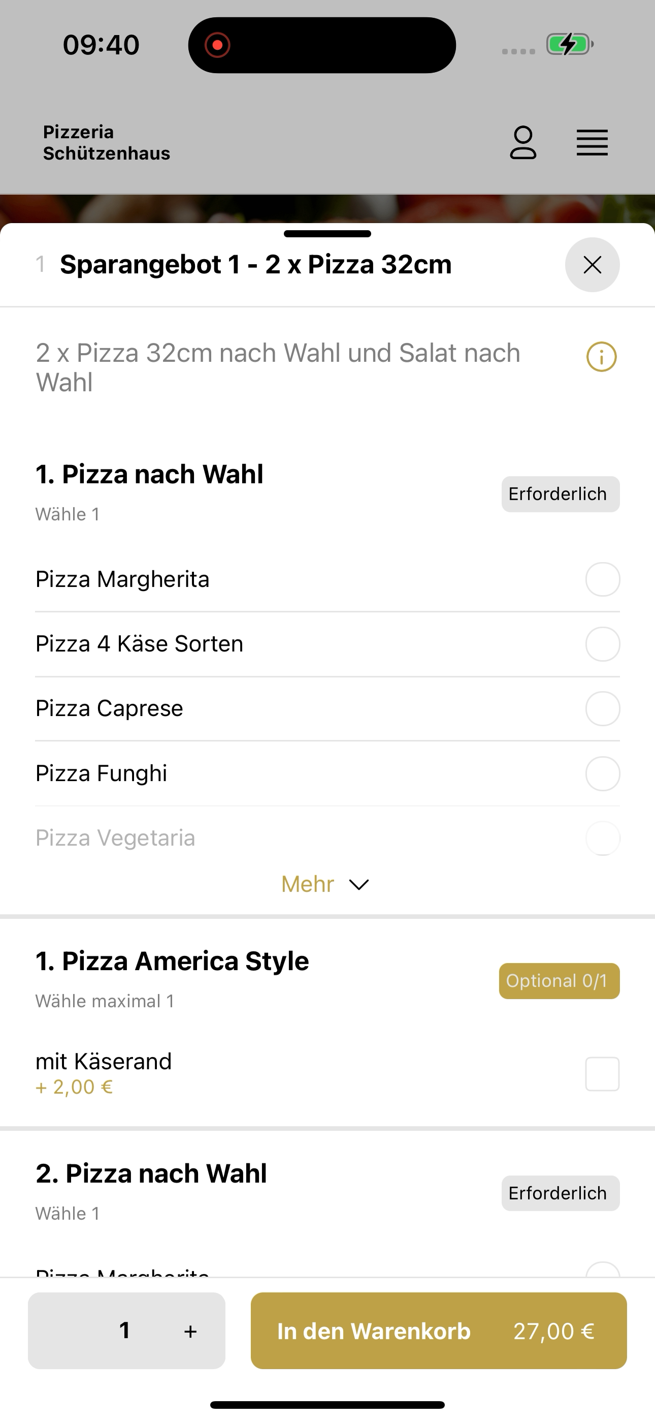 Pizzeria Schützenhaus screenshot 7