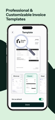 Swift Invoice - Invoicing tool iPhone screenshot