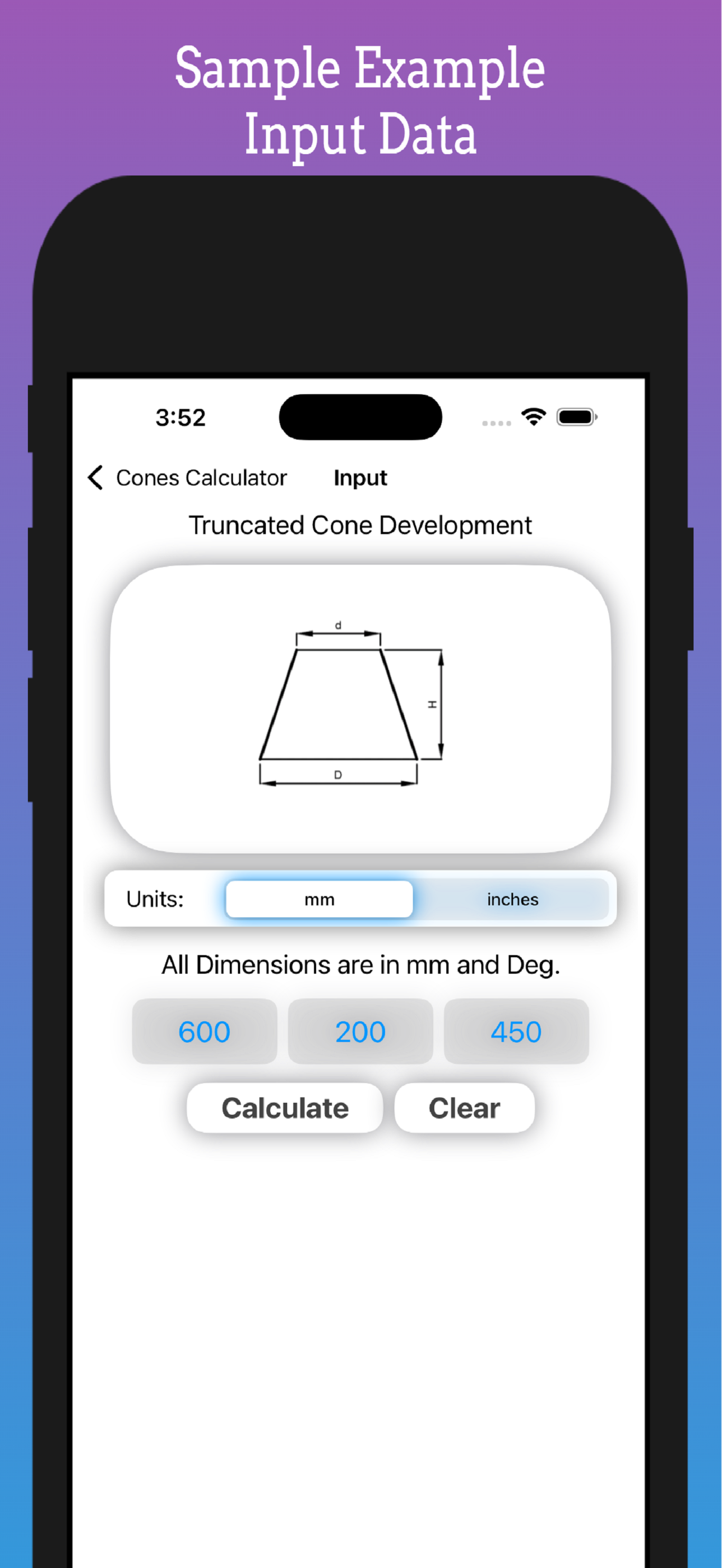 Cones Calculator