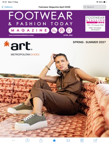 Footwear & Fashion Today iPad screenshot