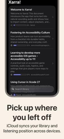 Xarra: Text to Speech Reader Screenshot 8 of 10