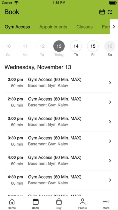 Kalev Fitness Solution Screenshot