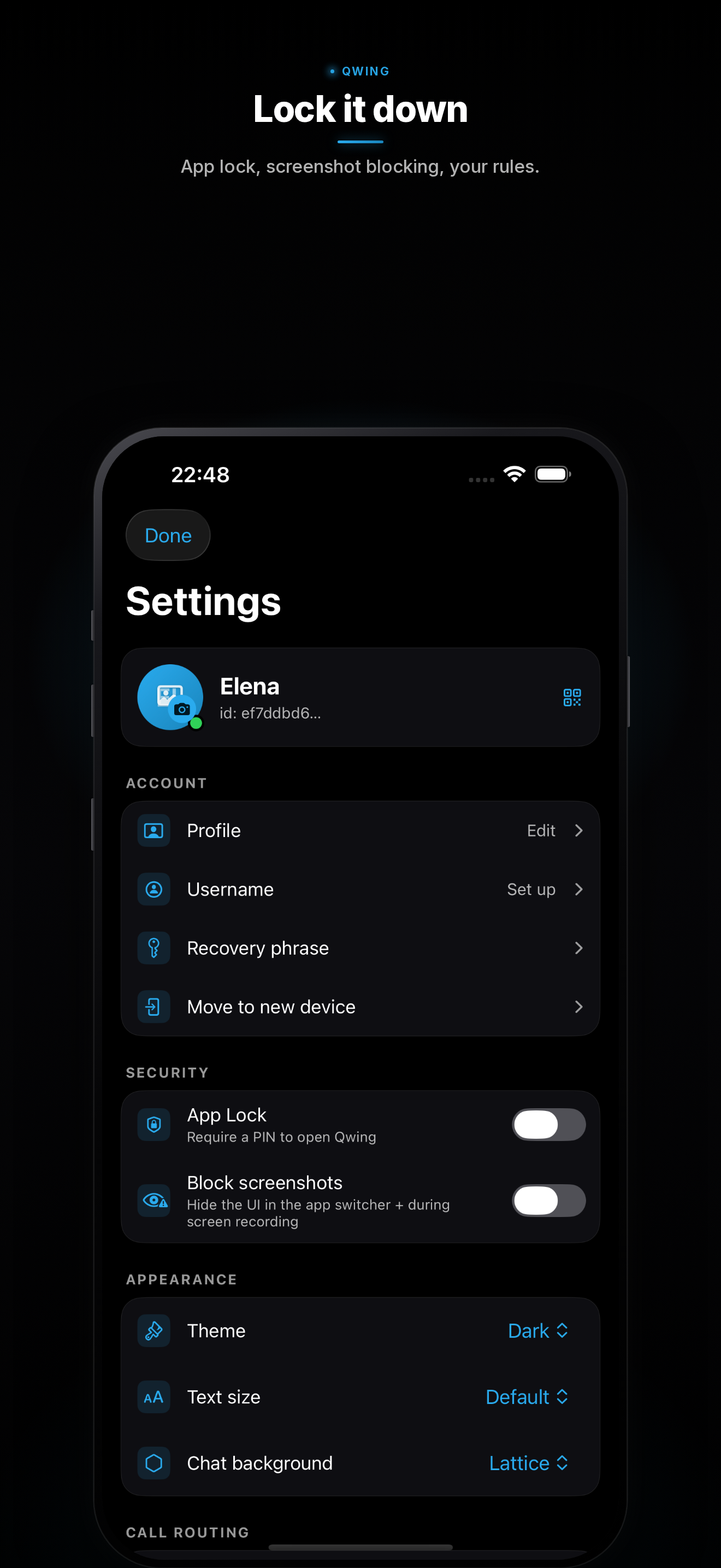 Qwing Messenger screenshot 3