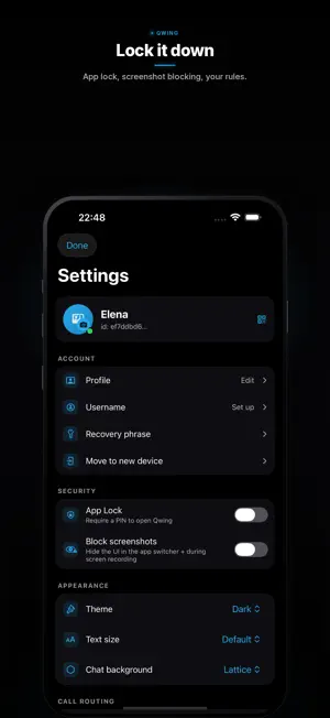 Qwing Messenger screenshot 3