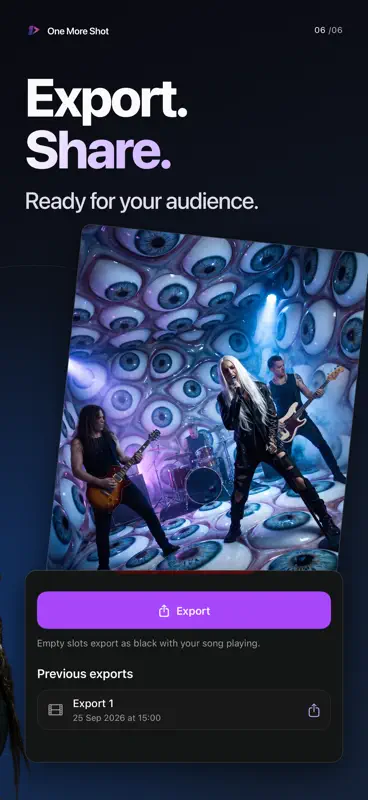 One More Shot - AI Music Video screenshot 6 of 6