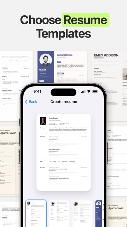 Resume builder & creator HQ
