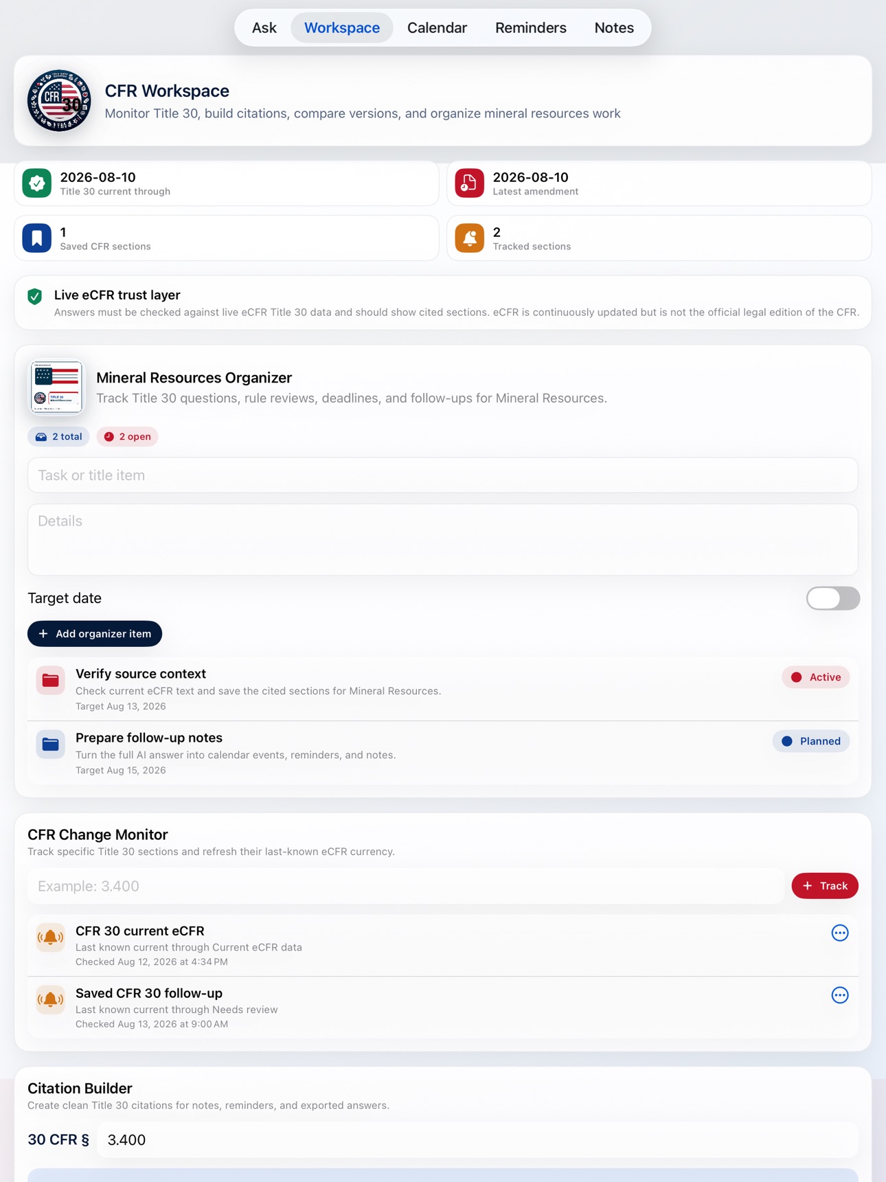 Screenshot 7 of CFR AI - Title 30