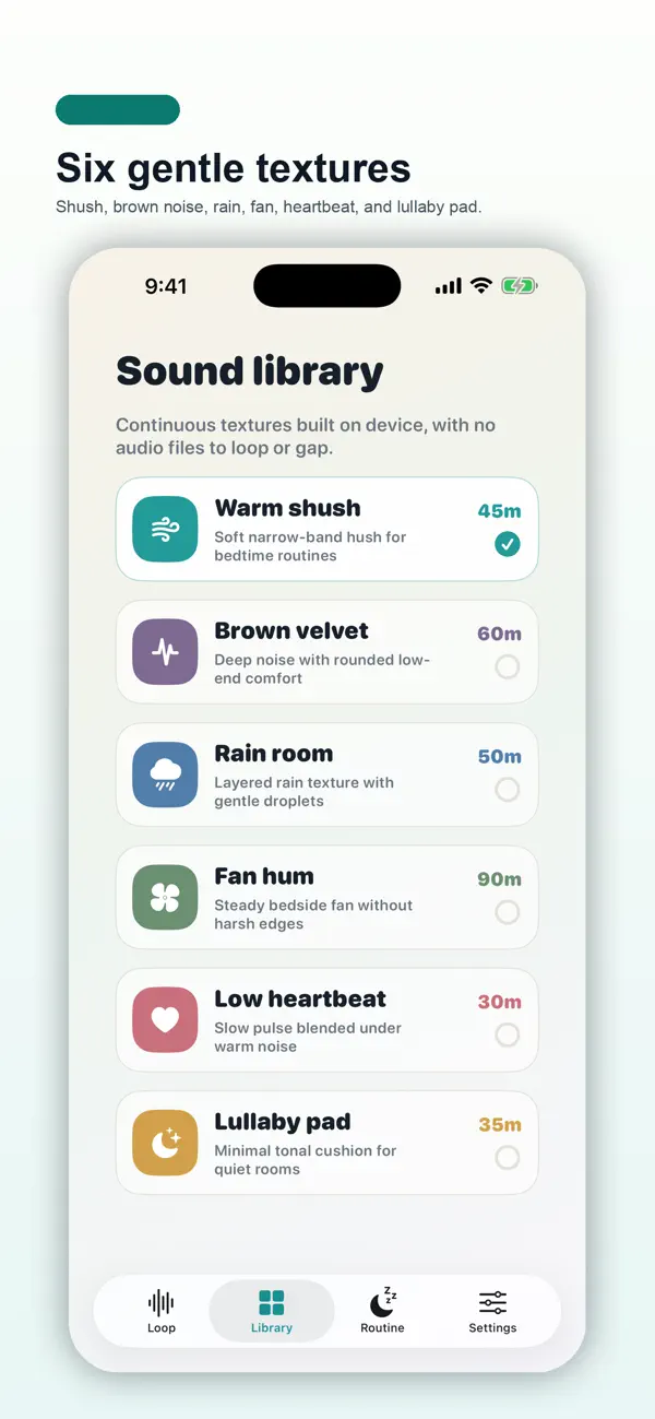 Screenshot #3 pour Baby Sleep Loop