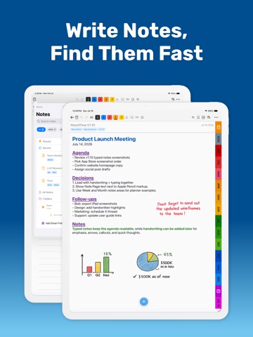 Pencil Planner: PencilTime iPad screenshot