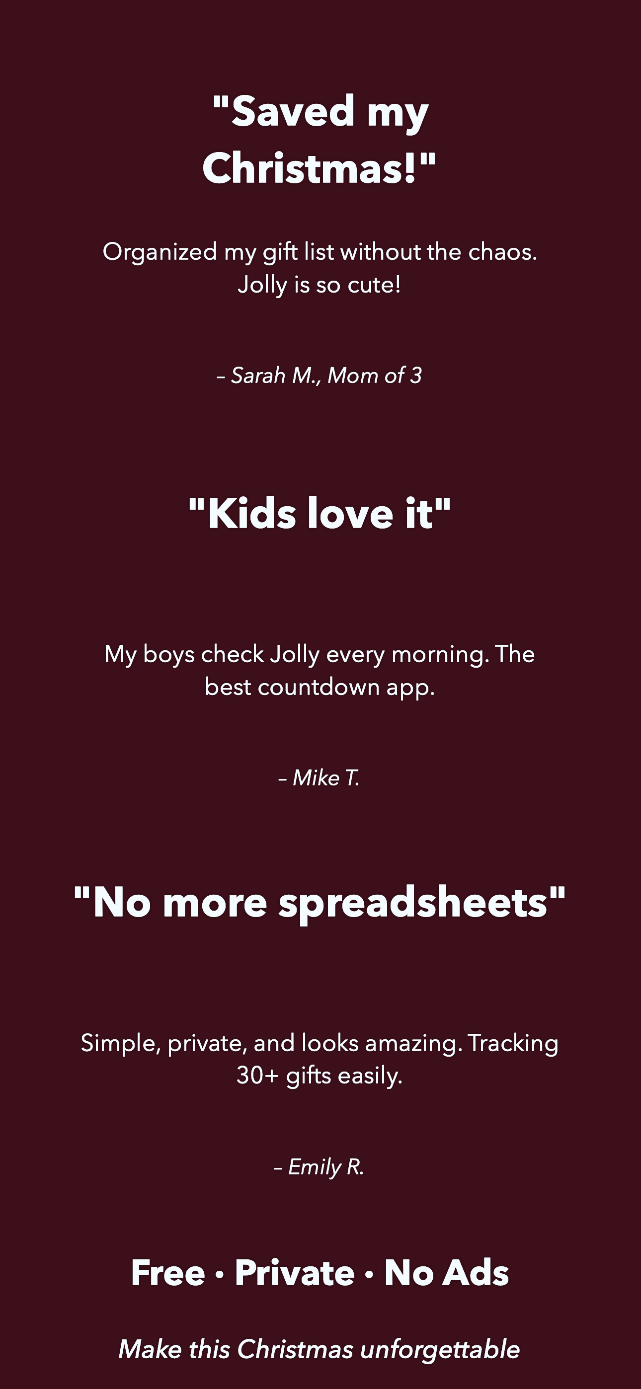 JollyTrack: Santa & Gift List screenshot 8