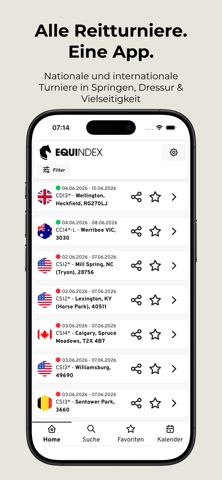 Equindex - Reitturnier App screenshot