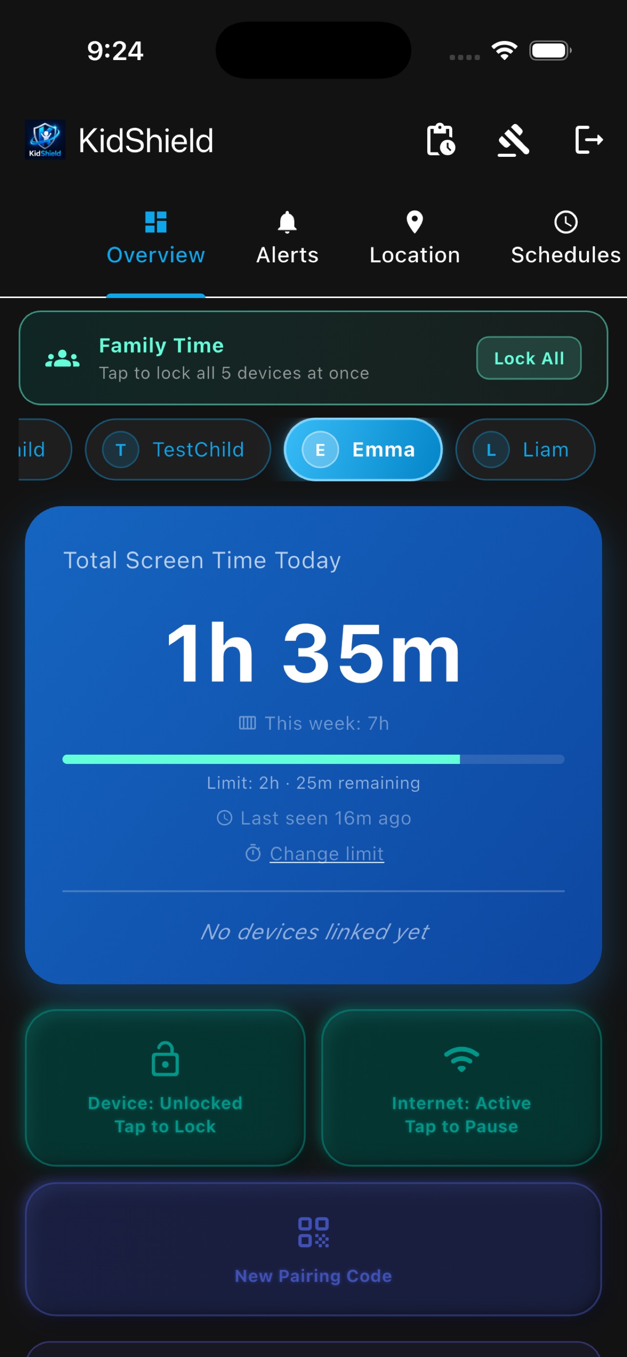 Screenshot 2 of KidShield Family